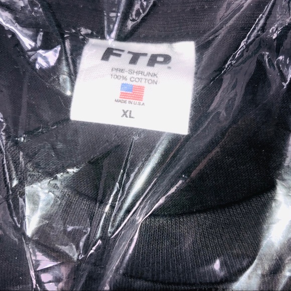FTP Splatter Tee Black & Yellow Graphic Tee Shirt - Picture 4 of 6